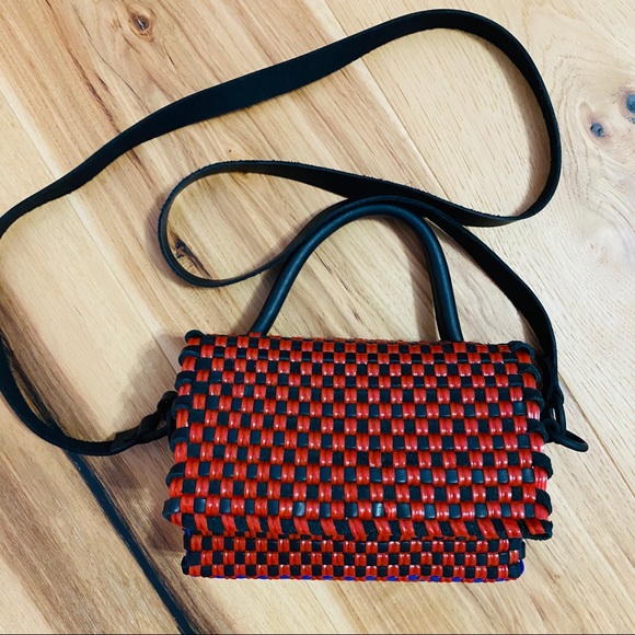 Truss Red Mini Top Handle Crossbody - Picture 4 of 13